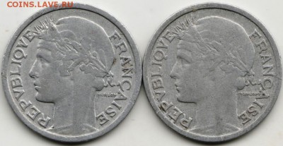 Франция 1 франк 1946, 1947 В г. до 24.00 15.07.17 г. - Scan-170708-0019
