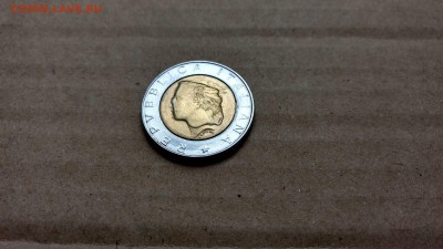 Италия 500 лир Институт статистики наплыв металла - IMG_20170709_124907125_HDR
