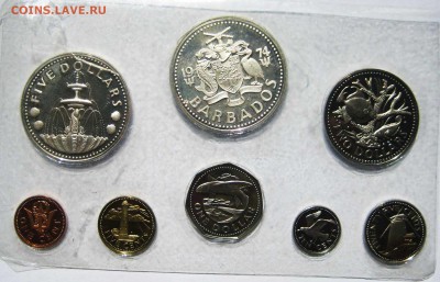 Набор монет Барбадоса. 1974 год До 10.07 в 22-00МСК - барбадос2