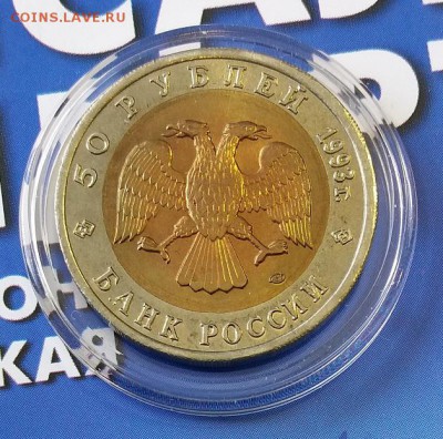 КК 50 руб. 1993 г. "Зублефар" , до 13.07.17, в 22.00 МСК - zublefar1_