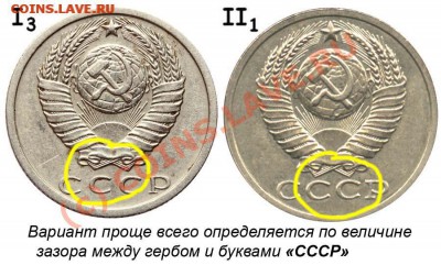 15 копеек 1983=лысая - 15 копеек 1980-87