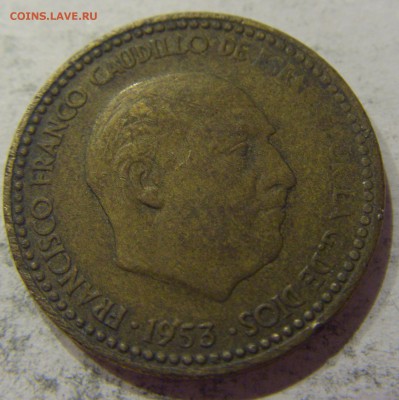 1 песета тип 1953 года Испания 16.07.2017 22:00 МСК - CIMG4986.JPG