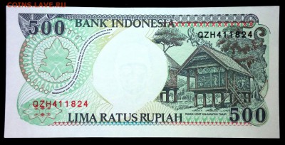 Индонезия 500 рупий 1992 (1999) unc до 17.07.17. 22:00 мск - 1