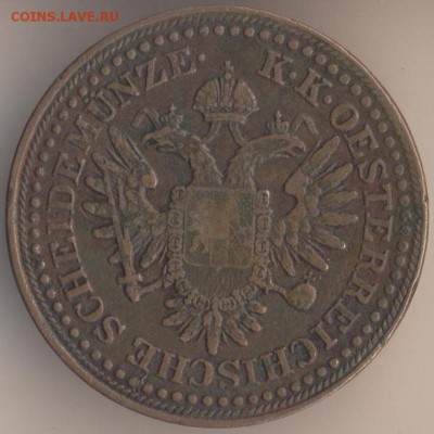 Австрия, 3 крейцера 1851 года. Адекватна ли цена? - 172