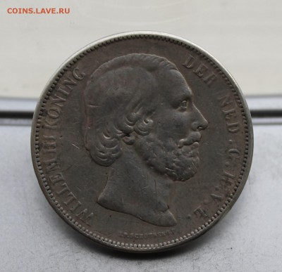2 Гульдена с напайкой 1869 год. - IMG_5836.JPG