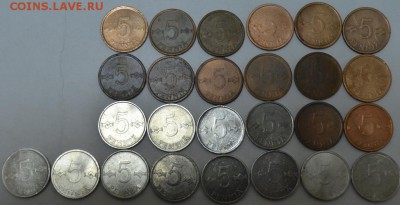5 Пенни погодовка 26шт(1963-88г) с 100р. 15.07.17г 22:00 МСК - DSC_0005.JPG
