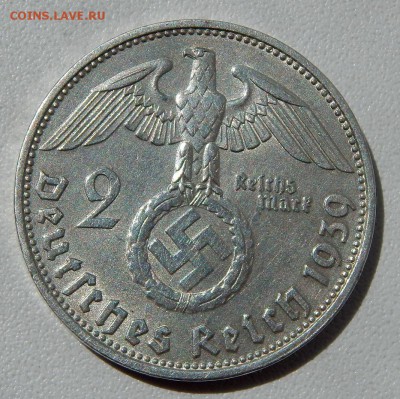 2 рейхсмарки 1939 D до 14.07.17 - DSCN7085.JPG