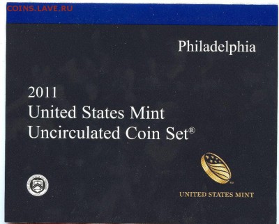 Официальный набор США 2011 Филадельфия до 18.07.2017 - 2011,1 — копия