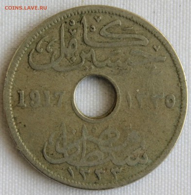 С 1 РУБ. БРИТАНСКИЙ ЕГИПЕТ 10 MILLIEMES 1917г.  до 19.07 - IMG_7803.JPG