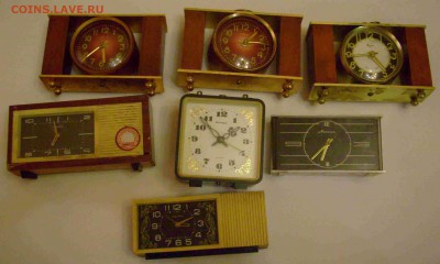 Часы и будильники механика СССР 15 штук - 4.JPG