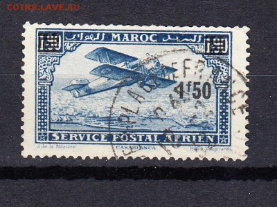 Колонии Фр Марокко 1931 1м надпечатка 1,5фр - 760