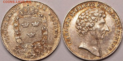 Швеция. - 1-16 Riksdaler Specie 1835