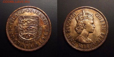 МОНЕТЫ МИРА 07-17 - Джерси – 1-12 шиллинга (1945) «Освобождение; Елизавета II»