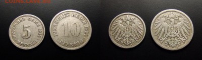 МОНЕТЫ МИРА 07-17 - Германия (набор №1 5 и 10 пф.) (2 шт.)
