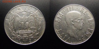 МОНЕТЫ МИРА 07-17 - Италия – 2 лиры (1940)