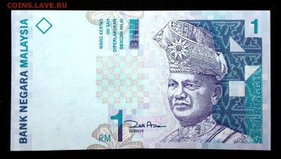 Малайзия 1 ринггит 1998 unc до 24.07.17. 22:00 мск - 2