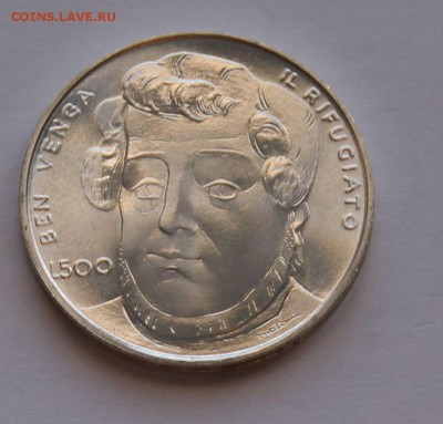 Сан-Марино 500 лир 1982. СЕРЕБРО. ТИРАЖ - 47 888 - 4