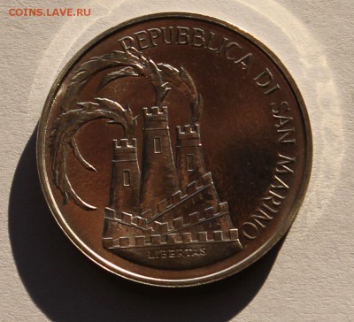 Сан-Марино 500 лир 1984. СЕРЕБРО. ТИРАЖ - 49 080 - 5