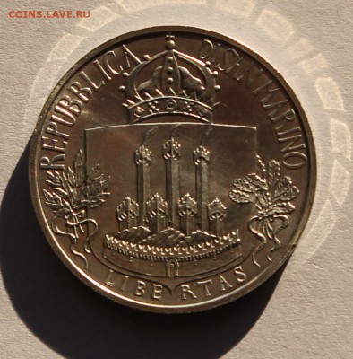 Сан-Марино 500 лир 1985. СЕРЕБРО. ТИРАЖ - 33 296 - 5