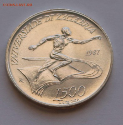 Сан-Марино 500 лир 1987. СЕРЕБРО. ТИРАЖ - 25 792 - 4