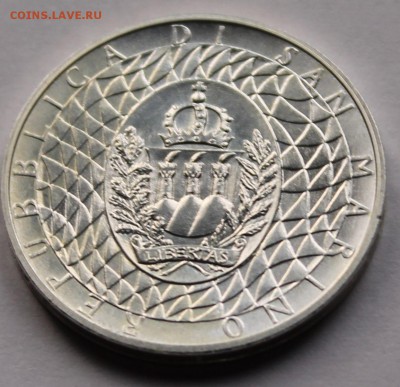 Сан-Марино 500 лир 1990. СЕРЕБРО. ТИРАЖ - 40 000 - 25