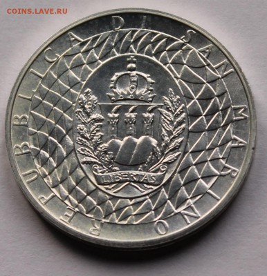 Сан-Марино 500 лир 1990. СЕРЕБРО. ТИРАЖ - 40 000 - 24