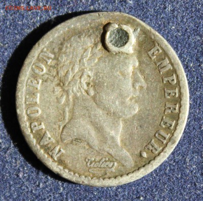 С 1 РУБ. ФРАНЦИЯ DEMI FRANC 1808г. НАПОЛЕОН-I до 24.7 в 22 - IMG_6502.JPG
