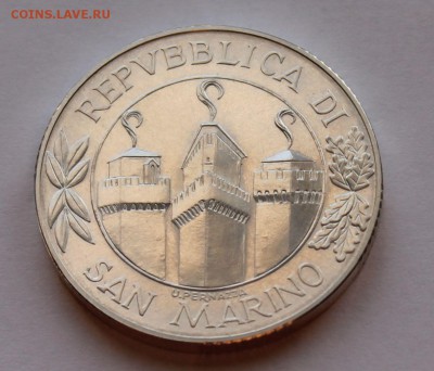 Сан Марино 5 000 лир 2001. СЕРЕБРО, тираж - 25 000 - 8