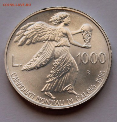Сан Марино 1000 лир 1990. СЕРЕБРО.  ТИРАЖ - 40 000 - 4