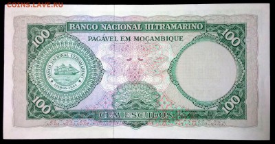 Мозамбик 100 эскудо 1961 unc до 25.07.17. 22:00 мск - 1