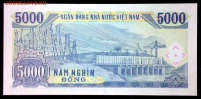 Вьетнам 5000 донг 1991 unc до 25.07.17. 22:00 мск - 1