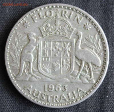 С 1 РУБ. АВСТРАЛИЯ 1 флорин 1963г. ЕЛИЗАВЕТА до 27.07 в 22 - IMG_7878.JPG
