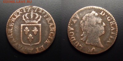 МОНЕТЫ МИРА 07-17 - Франция – 1 соль (1772) «Людовик XV»