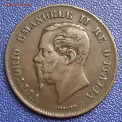 Италия. 5 чентезими 1862 N. До 29.07.17 в 21:30. - 5C-1862N-3,5.JPG