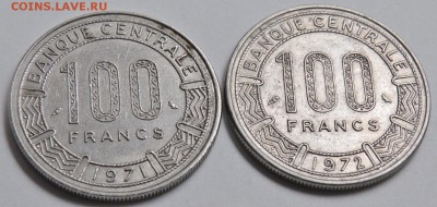 Французская Западная Африка 5,10,25 фр,Габон и Камерун 100фр - Gabon 100 francs-1