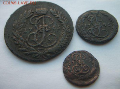 2 копейки 1765, денга 1795, полушка 1769 .До 27.07 2017 - 100_5420.JPG
