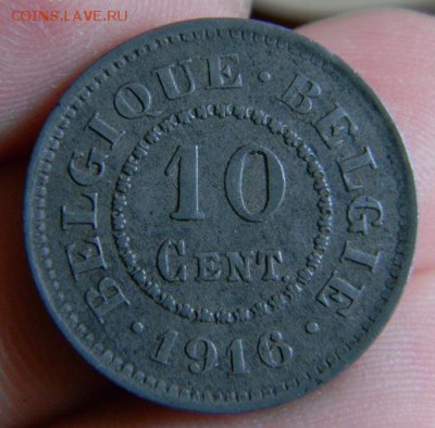 10 сантимов бельгия 1916 цинк - DSCN0927.JPG