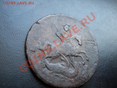 2 Копейки 1757 Года. Перечекан - Крестовик,Облачник. - 5.JPG