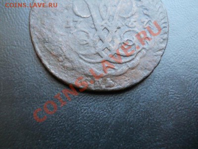 2 Копейки 1757 Года. Перечекан - Крестовик,Облачник. - 2.JPG