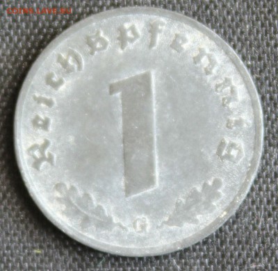 С 1 РУБ. III-й РЕЙХ 1 пфенниг 1942г."G"  до 30.07 в 22-00 - IMG_7111.JPG