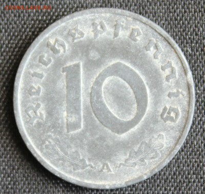 С 1 РУБ. III-й РЕЙХ 10 пфеннигов 1944г."А"  до 30.07 в 22-00 - IMG_7091.JPG