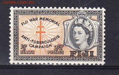 Колонии Фиджи 1954  1м - 819