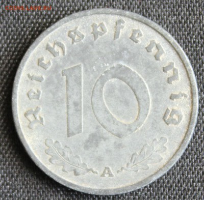 С 1 РУБ. III-й РЕЙХ 10 пфеннигов 1941г."А"  до 30.07 в 22-00 - IMG_7085.JPG
