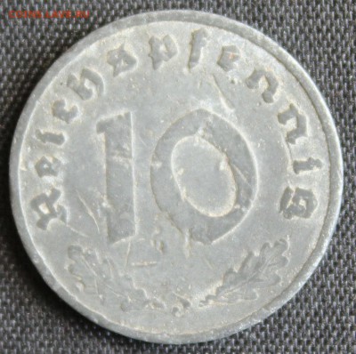 С 1 РУБ. III-й РЕЙХ 10 пфеннигов 1940г."J"  до 30.07 в 22-00 - IMG_7079.JPG