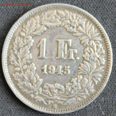 С 1 РУБ. ШВЕЙЦАРИЯ 1 франк 1945г. до 1.08 в 22-00 - IMG_7383.JPG