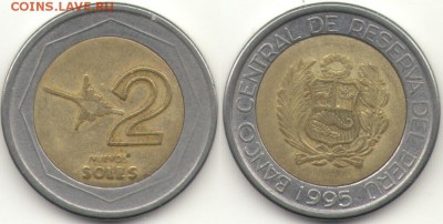 Биметалл Перу 2 новых соля 2006 - перу2соль1995_enl