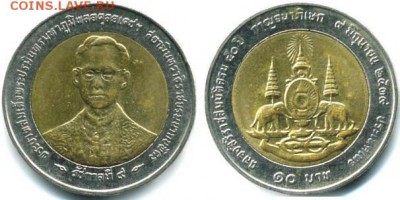 Биметалл Таиланд 10 бат 1996 50 лет правления Короля Рамы IX - coin-image-10_Бат-Біметал-Таїланд-Toh_AAEBnrQAAAEjkdJucew2