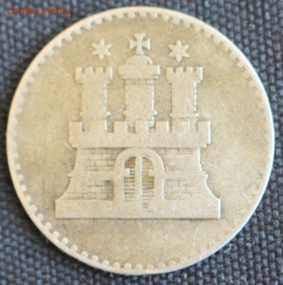 С 1 РУБ. ВОЛЬНЫЙ ГОРОД ГАМБУРГ 1 SCHILLING  1855г. до 2.08 - IMG_8074.JPG
