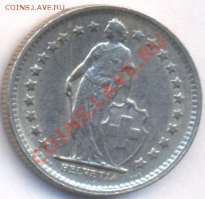 2 франка.1969 г.  До 2.02.11 г. 20-00 МСК. - Швейцария 69.1