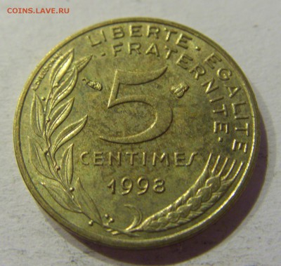 5 сантим 1998 Франция №1 03.08.2017 22:00 МСК - CIMG5956.JPG